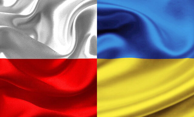 flagi Polska-Ukraina